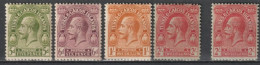TURKS CAICOS - 1923 - SERIE COMPLETE YVERT N°89/101 * MLH - COTE = 70 EUR - Turks And Caicos