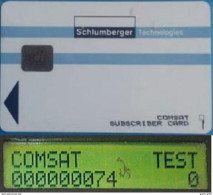 United States - Comsat Subscriber SC6 Test Card - [2] Chipkarten