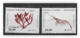Groënland 2024, Série Neuve Europa Fonds Marins - Unused Stamps