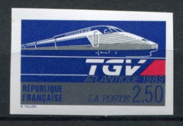 France - Non Dentelé - Y&T 2607a - 1989 - TGV Atlantique - 1981-1990
