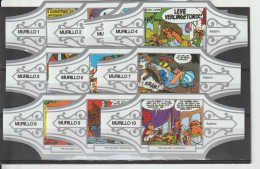 Reeks A- 1698  Asterix   1-10  ,10  Stuks Compleet   , Sigarenbanden Vitolas , Etiquette - Cigar Bands
