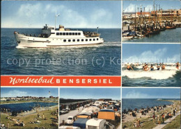 71536173 Bensersiel Motorschiff Hafen Wellenbad Campingplatz Strandpartie Benser - Esens