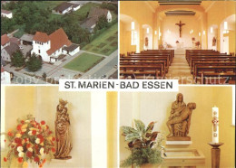 71536154 Bad Essen Fliegeraufnahme St Marien Kirche Inneres Marienfiguren Bad Es - Bad Essen