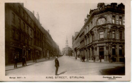 STIRLINGSHIRE - STIRLING - KING STREET 1908 RP Sti53 - Stirlingshire