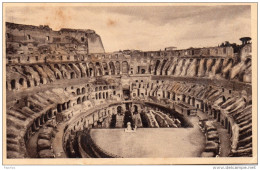 1936 CARTOLINA ROMA - COLOSSEO COI NUOVI SCAVI - Coliseo