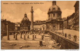 1908 CARTOLINA ROMA  -  FORO TRAIANO - Autres Monuments, édifices