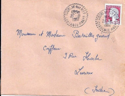 17 / CHARENTE MARITIME / COURLAY SUR MER / OBL.MANU. TYPE B7 / 1964  S.LETTRE - Matasellos Manuales