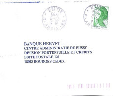 03 / ALLIER / VICHY-C/ OBL.MANU. TYPE A9/ 20.9.89  S.LETTRE - Manual Postmarks
