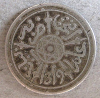 Maroc. 1/2 Dirhams (1/20 Rial) AH 1319 Paris. Abdül Aziz I , En Argent, Lec. 109 - Morocco