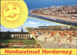 71536054 Norderney Nordseebad Fliegeraufnahme Kurhaus Strand Norderney - Norderney