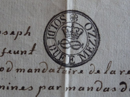 DOCUMENTS Entier Haute-Savoie 1819 Période SARDE -Soldi Due E Mezzo - Lettres & Documents