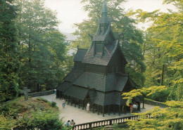 1 AK Norwegen * Stabkirche Fantoft Im Bergener Stadtteil Fantoft - Heute Ein Nachbau Der Ehemaligen Stabkirche Von 1150 - Norway
