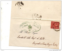 1875 LETTERA CON ANNULLO S. FELICE - Marcophilia