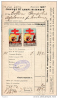1937 COMUNE DI CAMPI DI BISENZIO FIRENZE - Documents Historiques