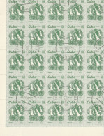1983 - CUBA - Série Complète FLEURS - 4 Valeurs En Blocs De 25 Timbres - YT 2474 / 2477 - 100 Timbres - Used Stamps