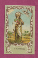 Holy Card. San Bartolomeo. On The Back Orazione All'apostolo S. Bartolomeo. Ed. Natale Salvardi, Bologna N°12- 111x 71mm - Devotion Images