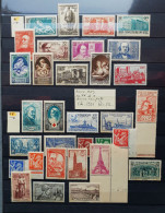 06 - 24 - France -  1939 -  Année Complète En ** Et *  - Cote : 253 Euros - Unused Stamps