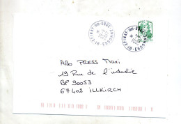 Lettre Cachet Les Echelles - Manual Postmarks