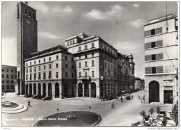 1959 CARTOLINA VARESE PIAZZA MONTE GRAPPA - Varese