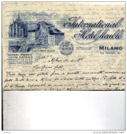 1915 MILANO INTERNATIONAL  HOTEL  MEUBLE - Italie