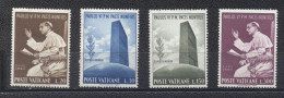 Vatican 1965-The Journey Of Pope Paul To UN Set (4v) - Unused Stamps