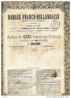 BANCA FRANCO - OLANDESE - Bank & Insurance