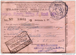 1942  TRASPORTI MILITARI - 1939-45