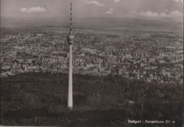 53456 - Stuttgart - Fernsehturm, Luftbild - 1966 - Stuttgart