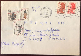France, Divers Taxe Sur Enveloppe Le Plessis Robinson 13.7.1984 - (W1506) - 1960-.... Brieven & Documenten