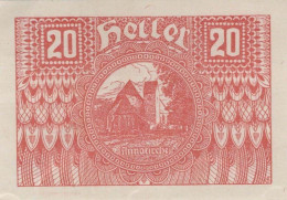 20 HELLER 1920 Stadt PoGGSTALL Niedrigeren Österreich Notgeld Banknote #PE315 - [11] Local Banknote Issues