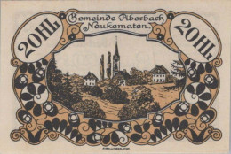 20 HELLER 1920 Stadt PIBERBACH Oberösterreich Österreich Notgeld Banknote #PF773 - [11] Emissions Locales