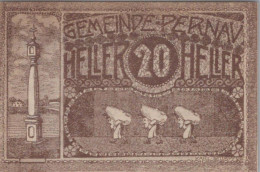 20 HELLER 1920 Stadt PERNAU Oberösterreich Österreich Notgeld Banknote #PF756 - [11] Local Banknote Issues