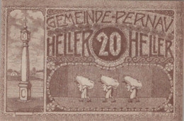 20 HELLER 1920 Stadt PERNAU Oberösterreich Österreich Notgeld Papiergeld Banknote #PG659 - [11] Emissions Locales