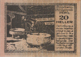 20 HELLER 1920 Stadt PERG Oberösterreich Österreich Notgeld Banknote #PE267 - [11] Emissions Locales