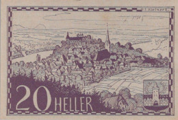 20 HELLER 1920 Stadt OTTENSHEIM Oberösterreich Österreich Notgeld Papiergeld Banknote #PG616 - [11] Emissions Locales