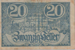 20 Heller 1920 Stadt Oberösterreich Österreich Federal State Of Österreich #PE484 - [11] Emissions Locales