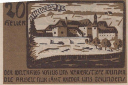 20 HELLER 1920 Stadt NIEDERWALDKIRCHEN Oberösterreich Österreich Notgeld #PE480 - [11] Emissions Locales