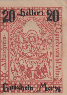 20 HELLER 1920 Stadt MORZG Salzburg Österreich Notgeld Banknote #PD863 - [11] Emissions Locales