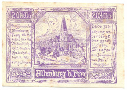 20 Heller 1921 PERG Österreich UNC Notgeld Papiergeld Banknote #P10253 - [11] Local Banknote Issues