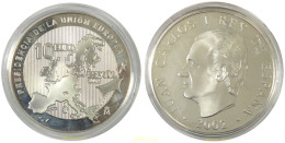 1456 ESPAÑA 2002 10€ PLATA PROOF PRESIDENCIA DE LA UNION EUROPEA 2002 - 10 Céntimos
