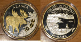 2004 CANADA 1970 THE SEAL OF THE STATE OF ALASKA MOOSE ALCE - Canada