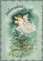 ENGEL WEIHNACHTSFERIEN Feiern & Feste Vintage Ansichtskarte Postkarte CPSM #PAH687.A - Angels