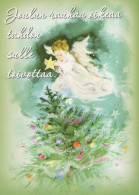 ANGELO Buon Anno Natale Vintage Cartolina CPSM #PAH345.A - Angels