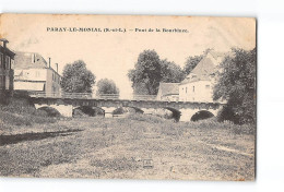 PARAY LE MONIAL - Pont De La Bourbince - Très Bon état - Paray Le Monial