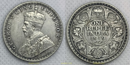 2492 INDIA 1919 INDIA 1919 ONE RUPEE - India
