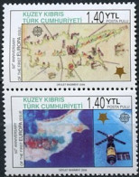 Chypre Turque - Cyprus - Zypern 2006 Y&T N°585 à 586 - Michel N°630A à 631A *** - EUROPA - Se Tenant - Unused Stamps