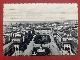 Cartolina - Livorno - Piazza Grande E Panorama - 1949 - Livorno