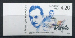France - Non Dentelé - Y&T 2810a - 1993 - Django Reinhardt - 1991-2000
