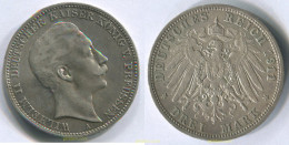 2954 ALEMANIA 1911 ALLEMAGNE SAXE FREDERIC AUGUST III 3 MARK 1911 A - Allemagne