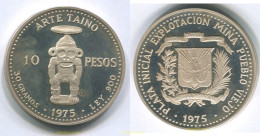 2976 DOMINICANA 1975 DOMINICANA 10 PESOS 1975 ARTE TAINO - Dominicana